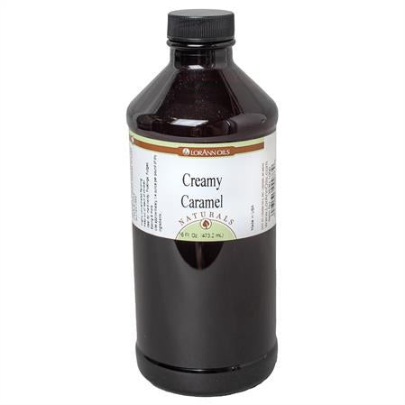 Creamy Caramel Flavoring - Compounded Natural Flavors 16 oz., 1 Gallon