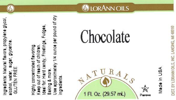Chocolate Flavoring - Compounded Natural Flavors 16 oz., 1 Gallon