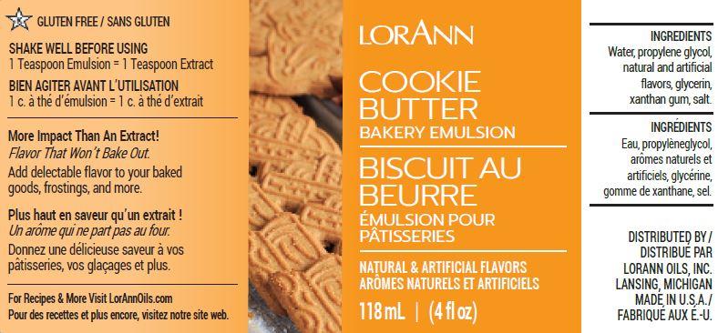 Cookie Butter Bakery Emulsion - 4 oz. - 16 oz., 1 Gallon, 5 Gallons - Bakery Emulsions Canada