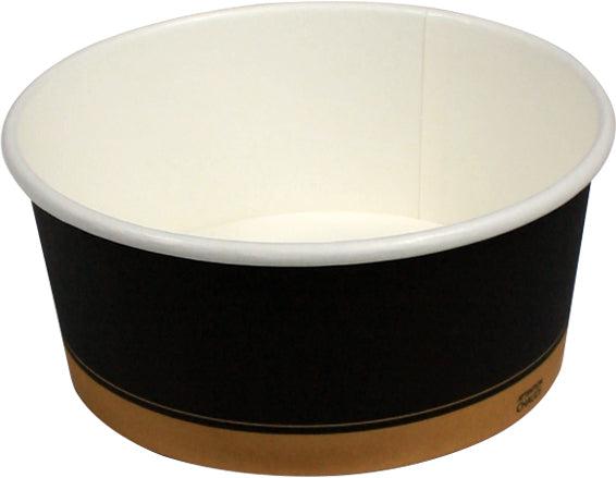 Morning Dew - 10 oz Paper Soup Container - Ebony Print - 20 x 25 count