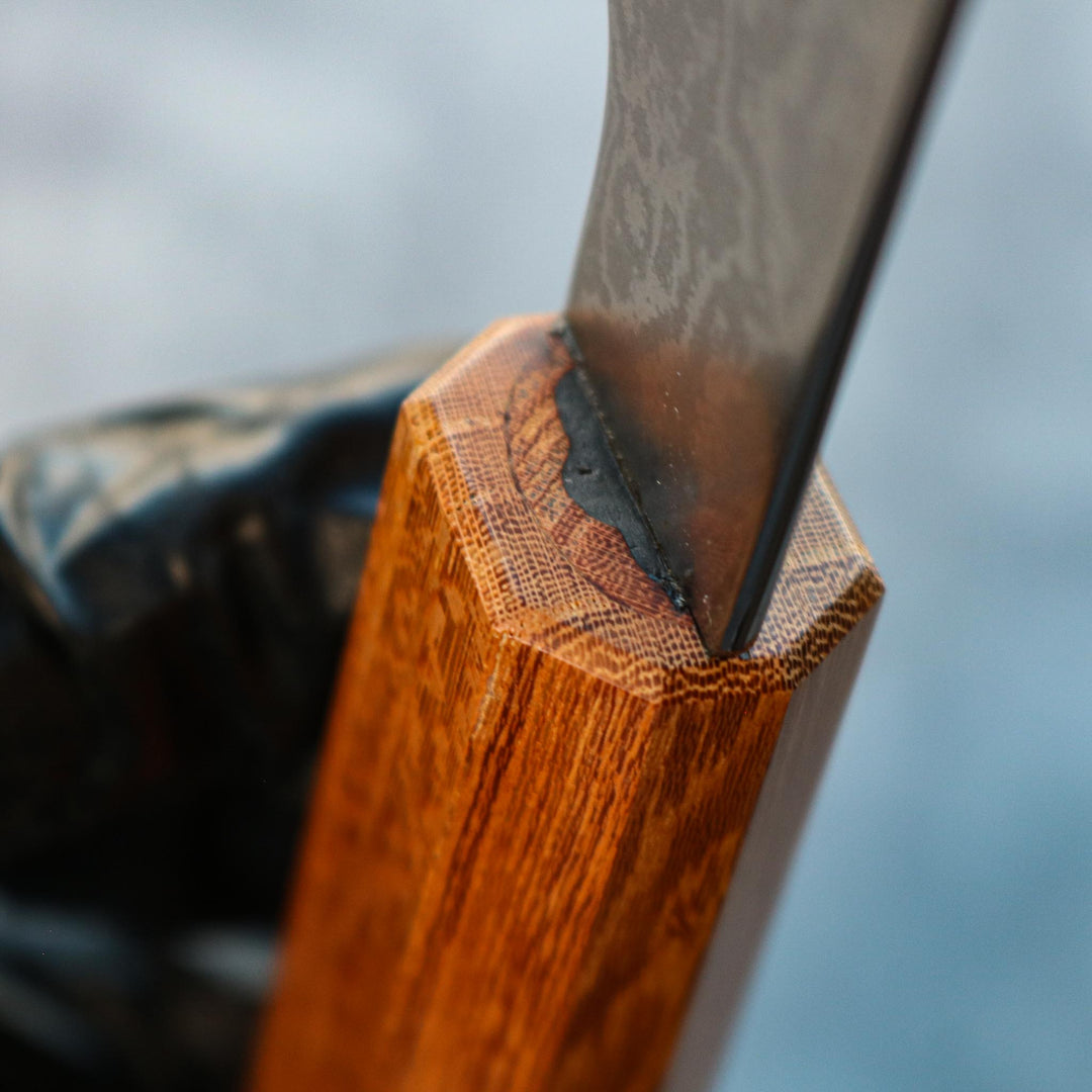 Kenshiro Hatono Ginsan Damas Bunka 180 mm Zelkova