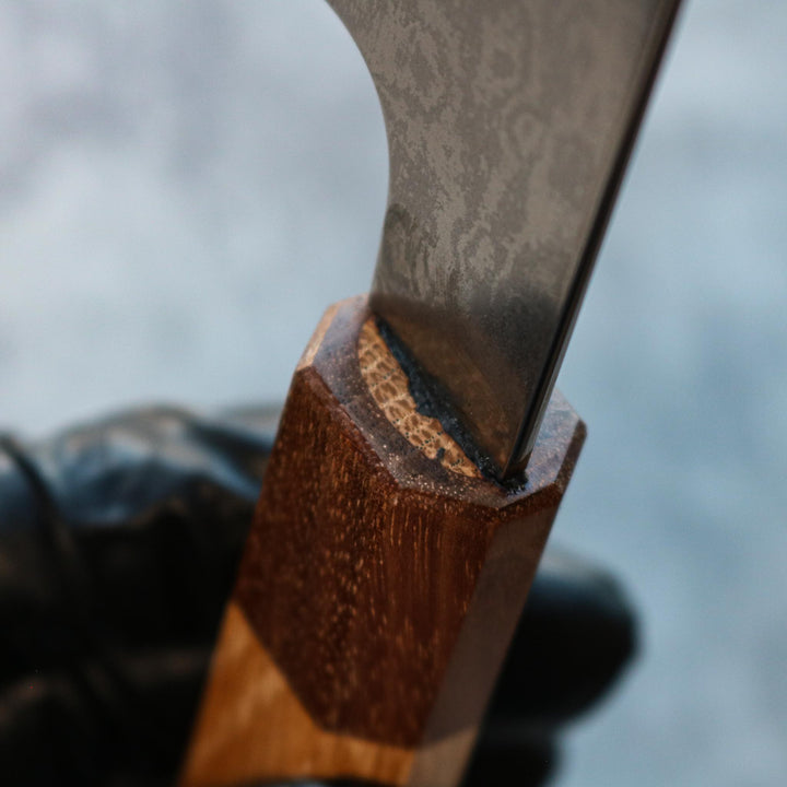 Kenshiro Hatono Ginsan Damas Gyuto 210 mm Chêne