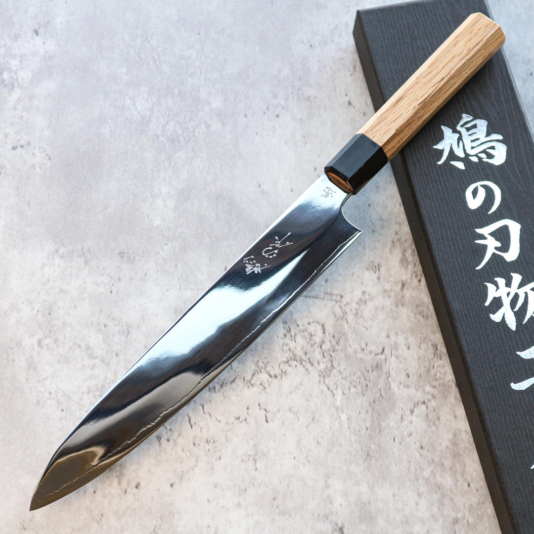 Kenshiro Hatono - Affûteur à haute finition Sujihiki 240 mm en chêne