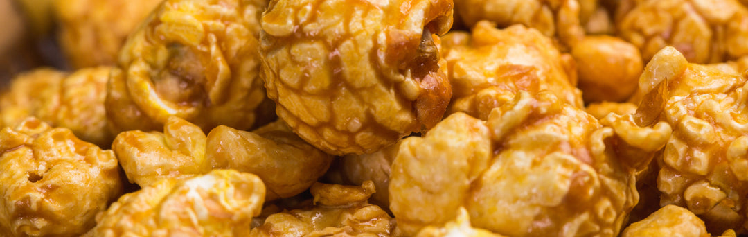 Buttery Kettle Caramel Corn - 8KG Case - Old Fashioned Kettle Cooked Traditional Popcorn - Made In Canada - Canadian Distribution