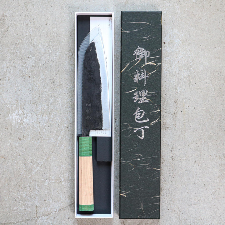 Hatsukokoro Kurogane Santoku 165 mm