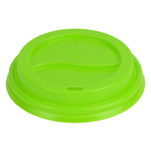 Green Dome Lid for Hot Cups