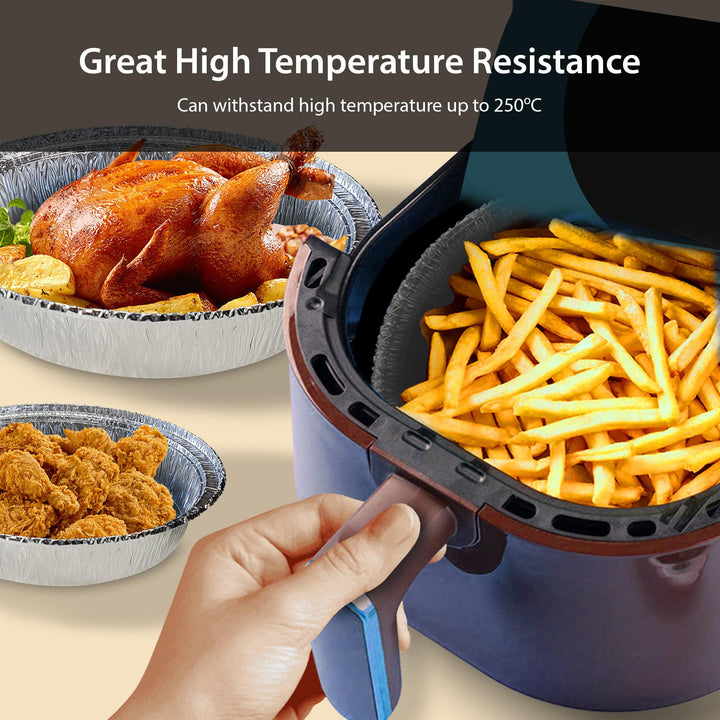 Rhino-Foil - Contenant en feuille d'aluminium ronde de 8" - AR113