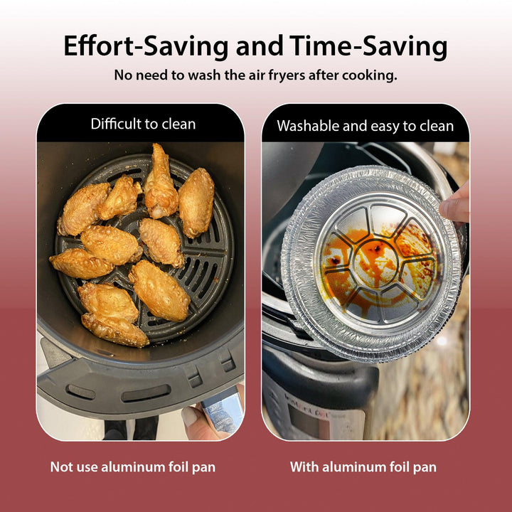 Rhino-Foil - Contenant en feuille d'aluminium ronde de 8" - AR113