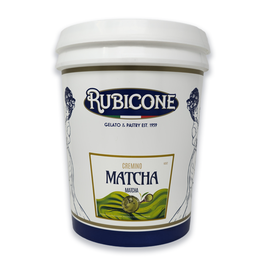 Matcha Spreadable Cream - 5 KG Bucket - Cremino Matcha - Rubicone Canada - Canadian Distributor