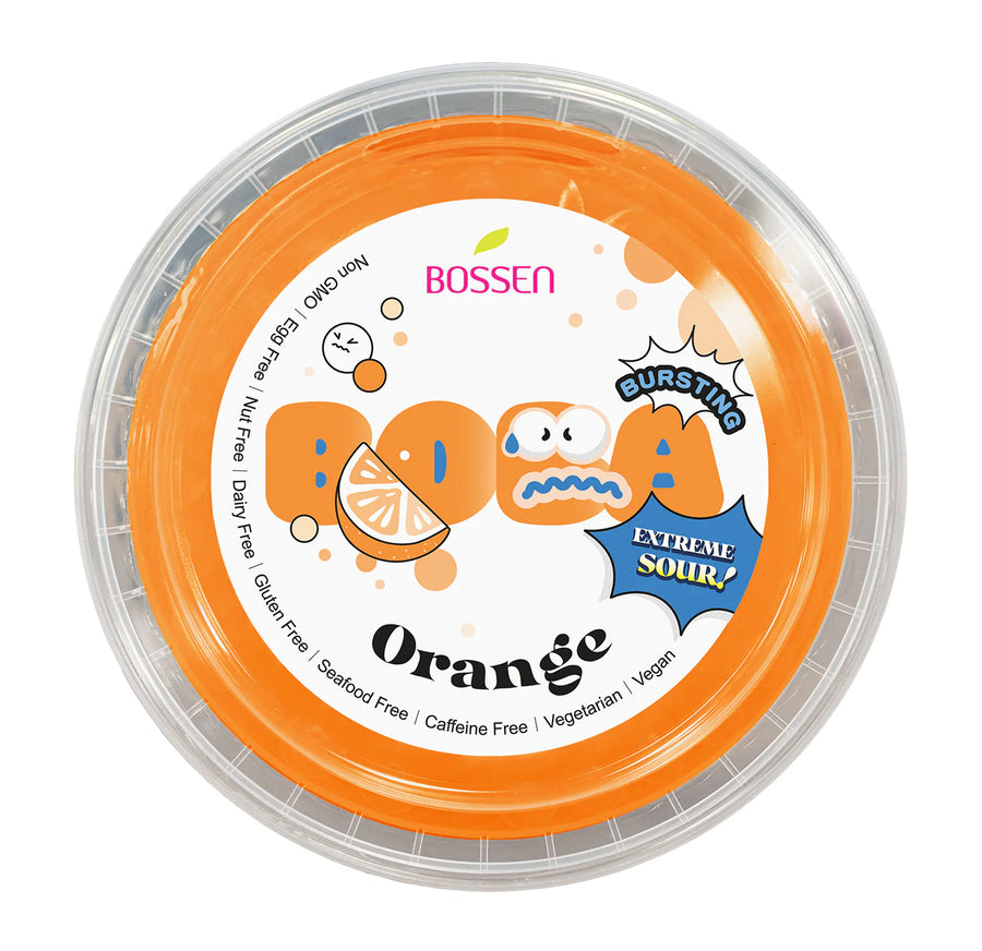 Orange Sour Bursting Boba | Sour Popping Boba