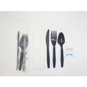 Black Cutlery Pack