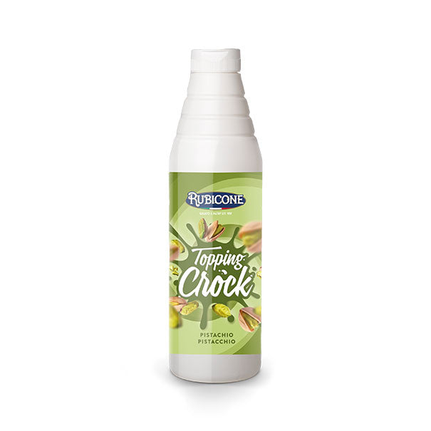 Crunchy Pistachio Sauce Topping - 1 KG Squeeze Bottle - Rubicone Canada