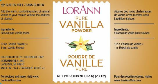 Pure Vanilla Bean Powder - 2 oz Packet