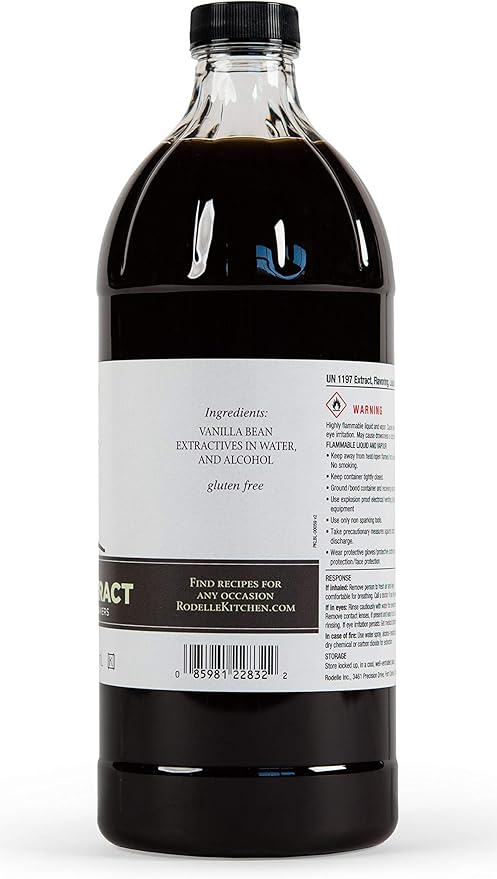 Supplier of Pure Vanilla Extract - 32 fl oz - Rodelle - Baking Mixes and Ingredients - Canadian Distribution