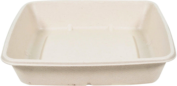 Eco-Craze/Rhino - Boîte carrée en pulpe naturelle de 1000 ml - CS1000