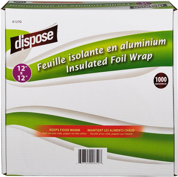 Rhino-Foil - Insulated Foil Wrap - 12"x12"