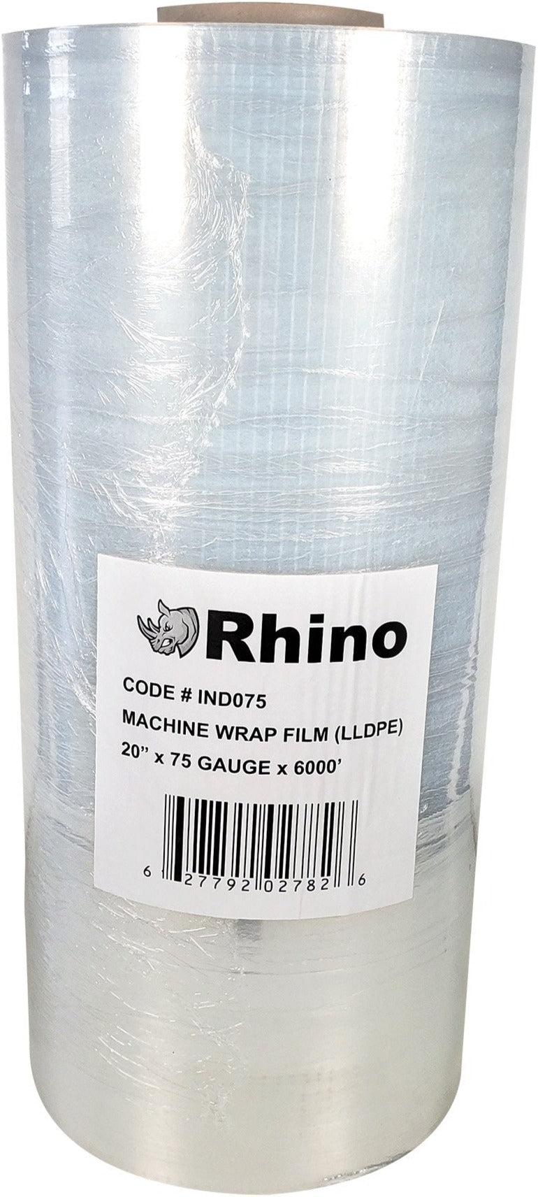 CLR - Rhino - Pellicule de protection pour machines - 20" x 75g x 6000' - IND075