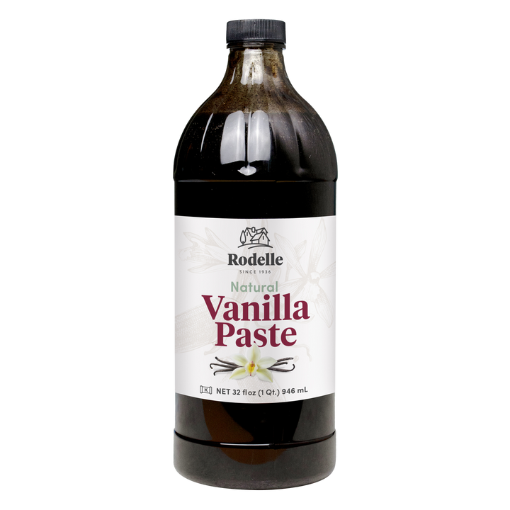 Natural Vanilla Paste - 946ml - 32 fl oz - Rodelle - Vanilla Extracts - Baking Mixes and Ingredients - Canadian Distribution