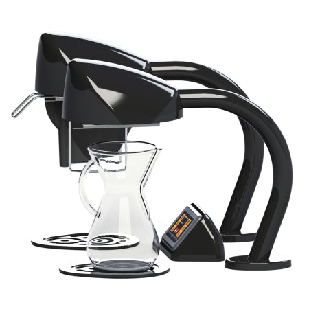 Wilbur Curtis G4 Seraphim Single Cup Coffee Brewer - Twin Single Cup Undercounter Coffee Brewer Black Color