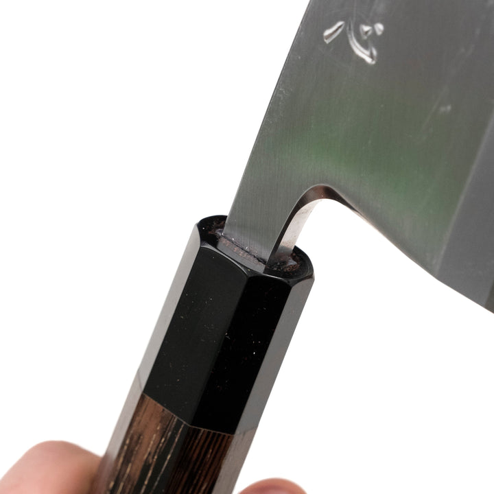 Couteau de cuisine japonais Deba 185 mm, série Hatsukokoro Shirasagi Migaki