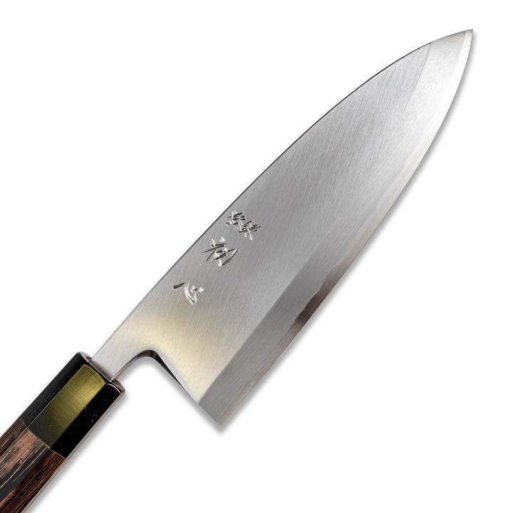 Couteau de cuisine japonais Deba 185 mm, série Hatsukokoro Shirasagi Migaki