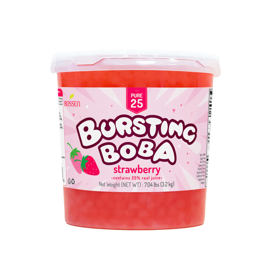 Strawberry Popping Boba
