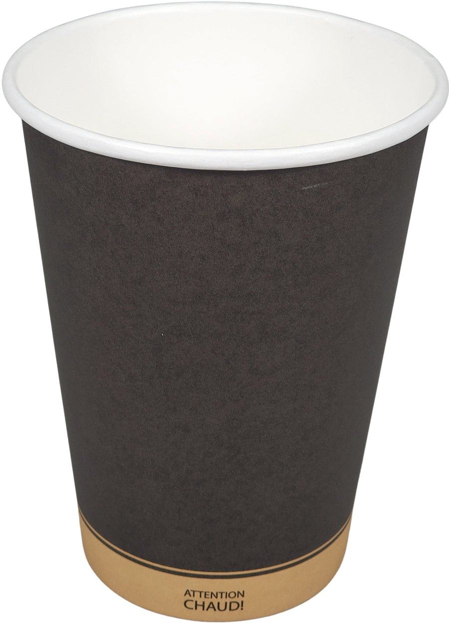Morning Dew - 32 oz Paper Soup Container - Ebony Print - 20 x 25 count