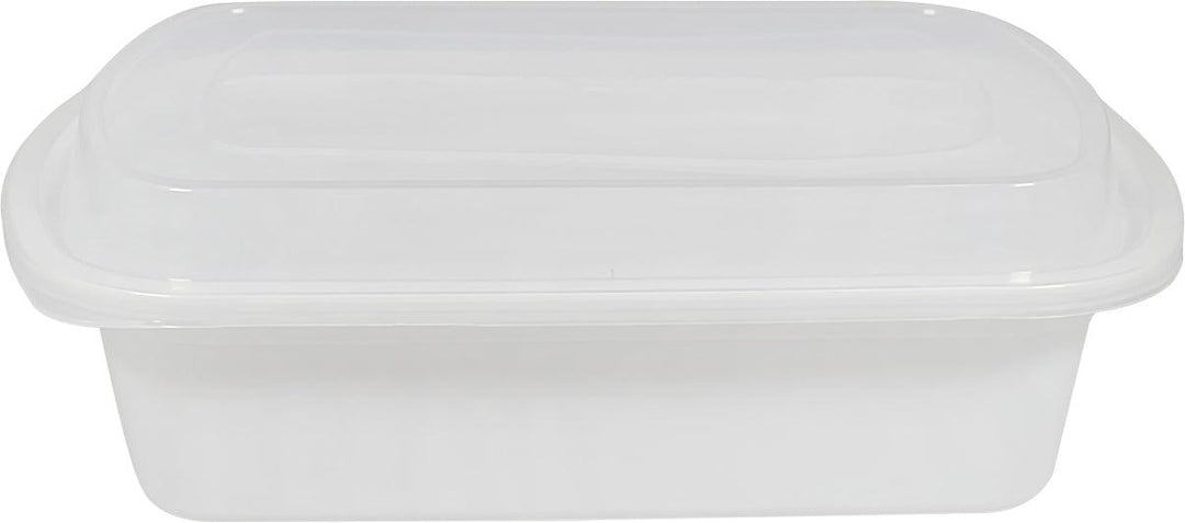 Rhino - Conteneur rectangulaire combiné robuste de 28 oz - Blanc