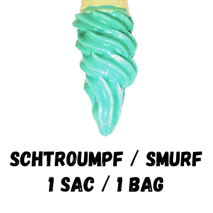 Belgian Smurf (Cotton Candy) Cone Dip - Case of 6 x 1KG - Canadian Distribution