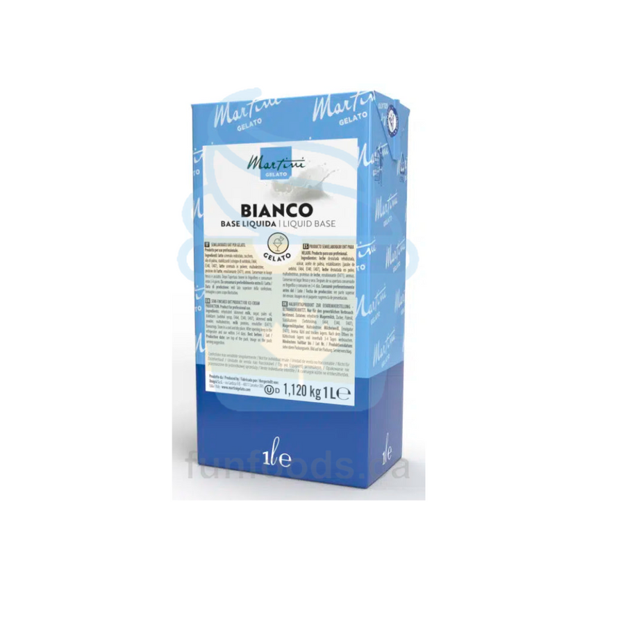 Top Selling Gelato Base in Canada - Master Martini Bianco Gelato and Soft Serve Mix