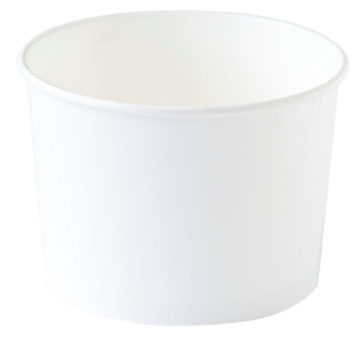 White Compostable Paper
 Cup – Large