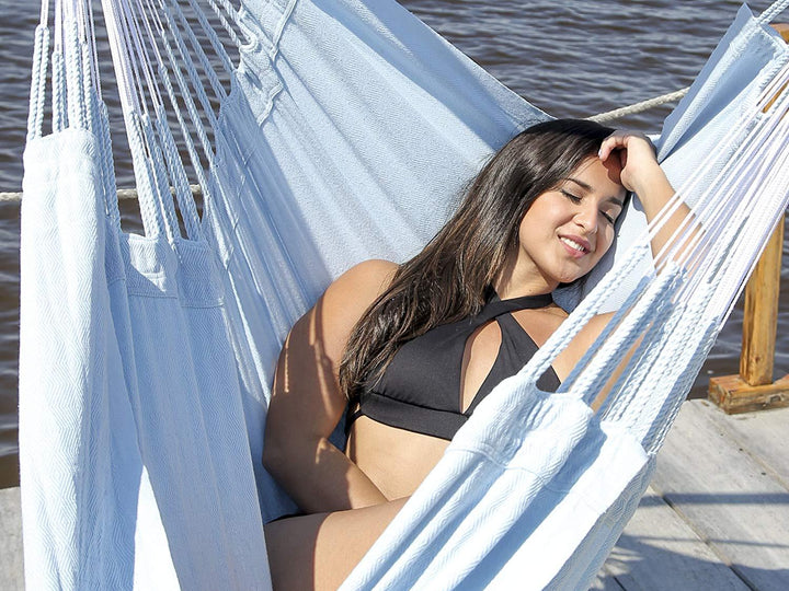 Colombian Hammock Chair with Universal Chair Stand - Part of the Collective Marketplace Collection