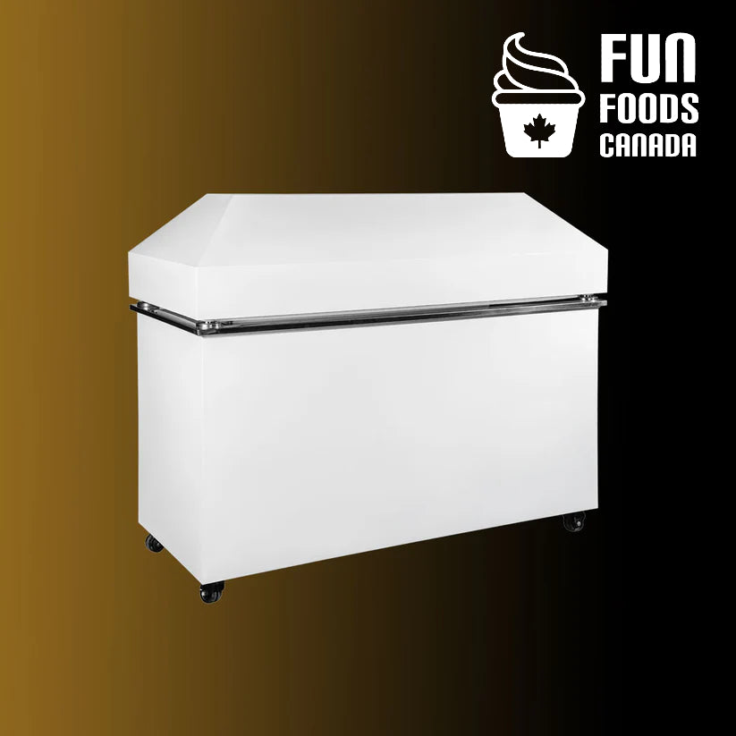 Mobile Vending Cart for events, parties, birthdays, weddings, samplings, retail and mall locations.