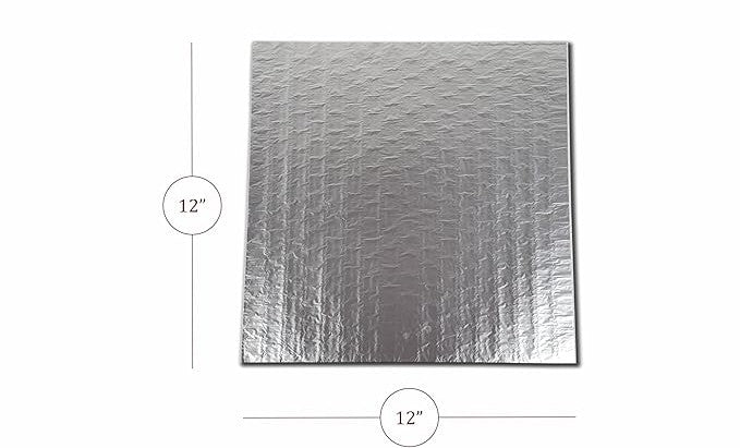 Canadian Distributor - Insulated Foil Wrap - Box of 1000 - 12 x12 Inch - Pre-Cut Insulated Sandwich Wrap, Foil Wrap for Burger & French Fries, Pre-Cut Foil Sheets, Perfect for Delis, Food Trucks, Carts or Take Out - Canadian Distribution