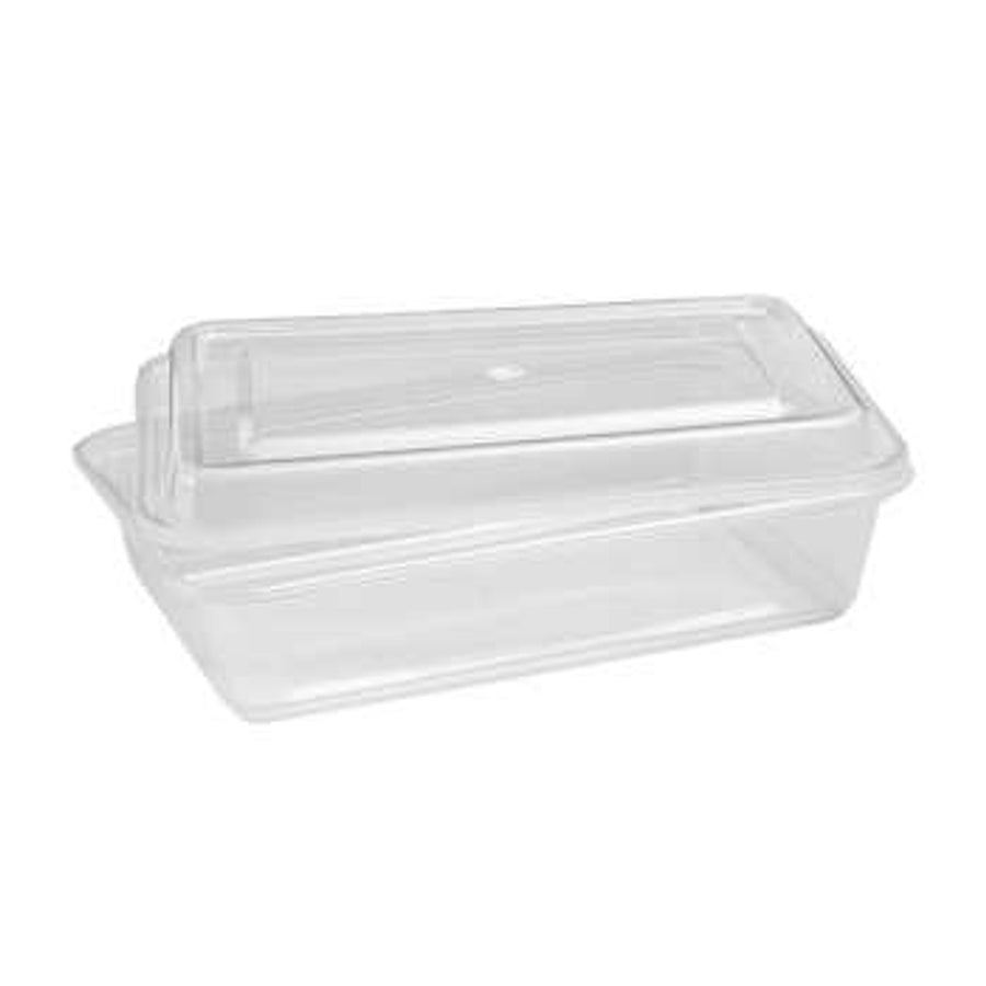 Container Plastic White 34 oz. 9 x 6x2 - 3 x 50 count - Cafe Express - Packaging and Accessories - Restaurant Supplies and Equipment - Canadian Distribution