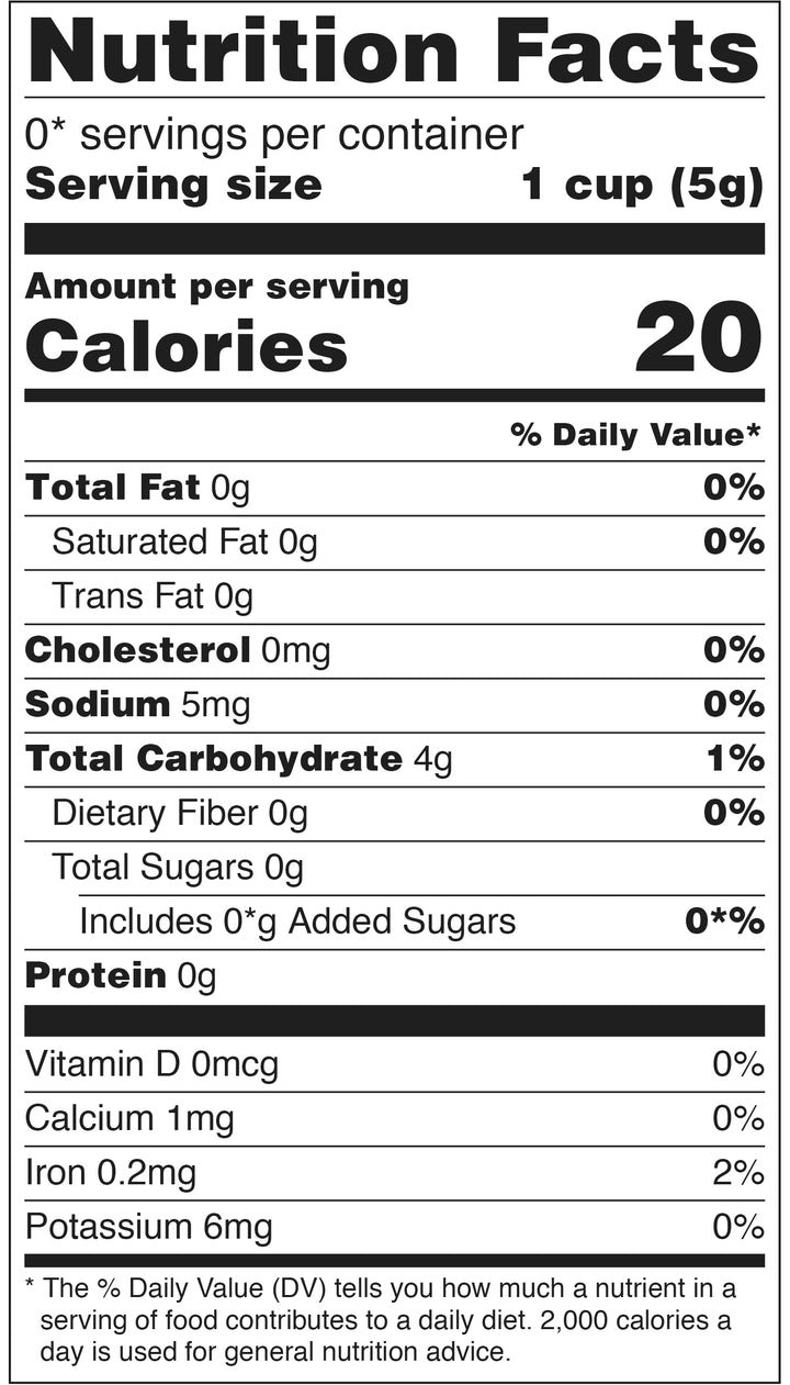 Joy #10 Cake Cone Flat Bottom Canadian Distributor Nutritional Information