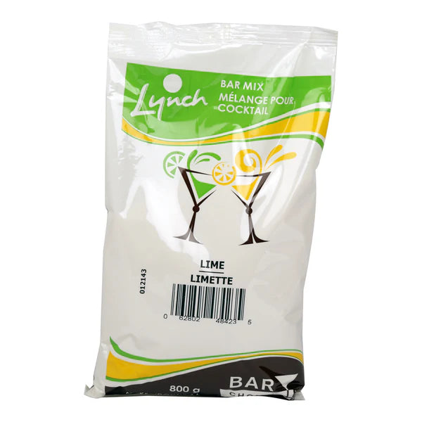 Bar Choice Lime Bar Mix - Drink and Slush Mix - Lynch - Case (6 x 800g )