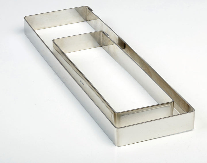 Pavoni® Stainless Steel Cake Ring - Rectangle
 Small