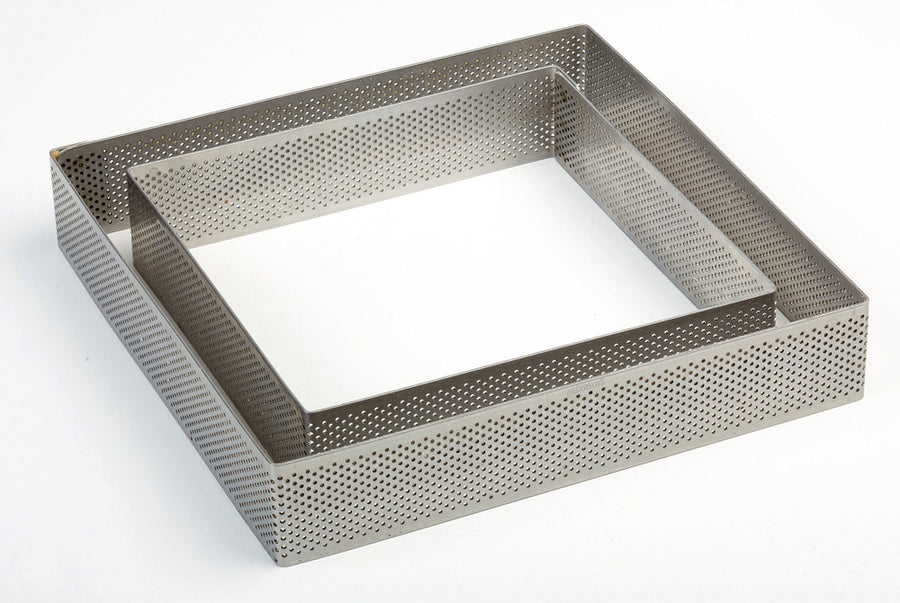 Pavoni® Stainless Steel Microperforated band -
 Square