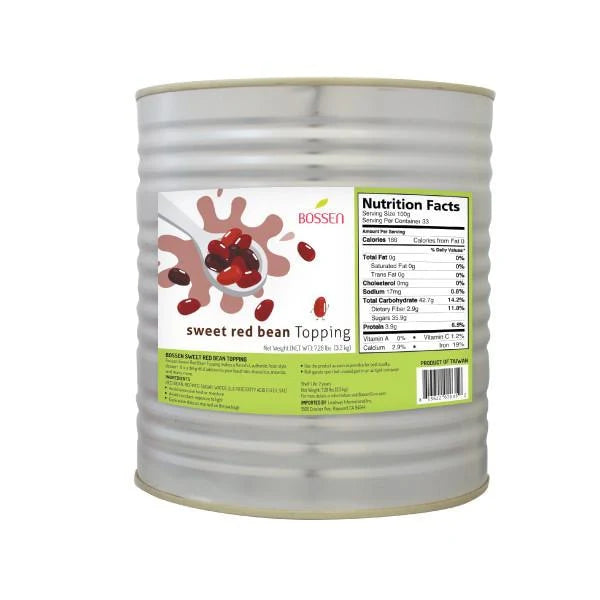 Red Bean Can - Fun Foods Canada - Bubble Tea Wholesalers