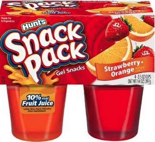 Gelatin Strawberry Orange Gels