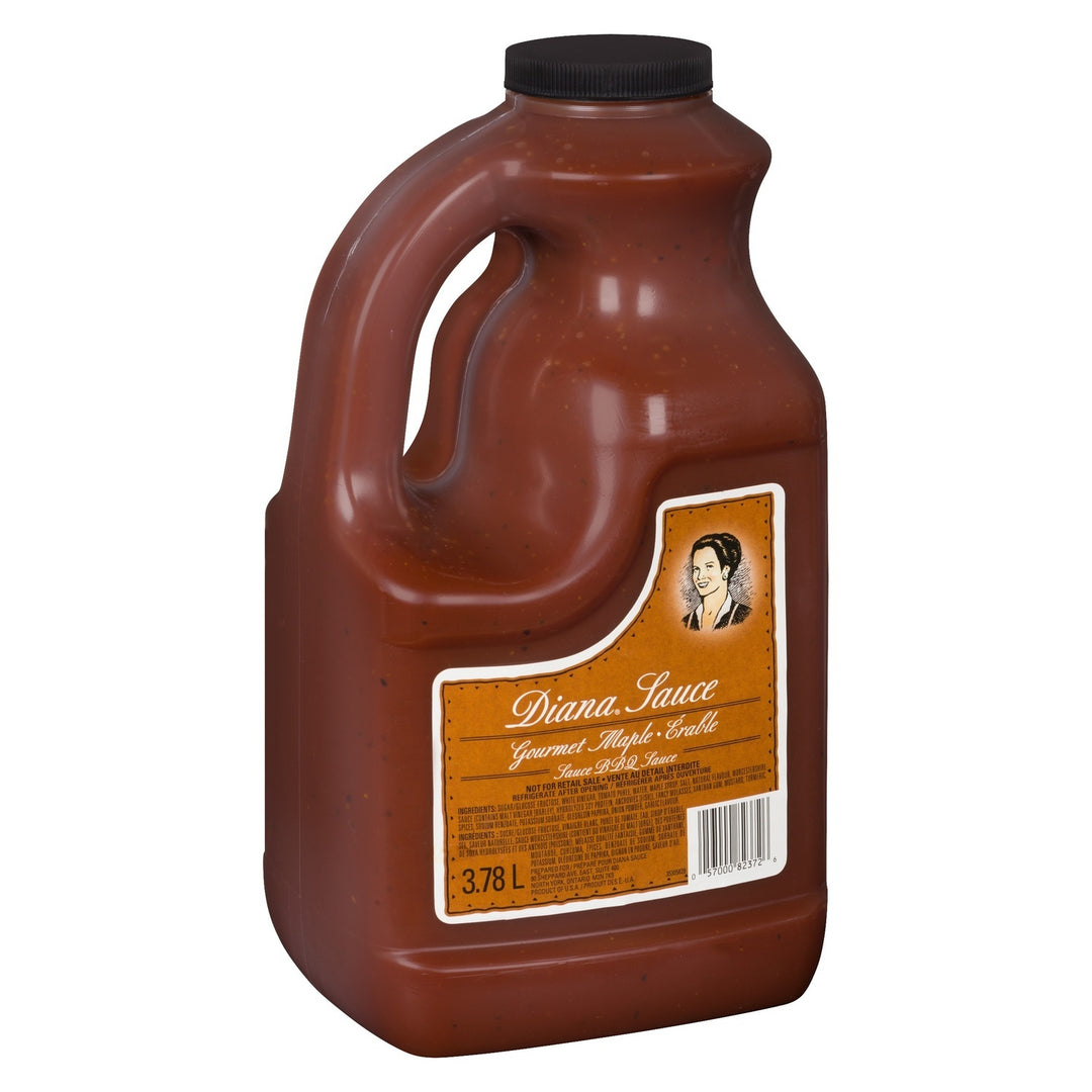 Sauce BBQ érable - 2 x 3,78 L - Diana - Ingrédients pour restaurants et services de restauration - Distribution canadienne