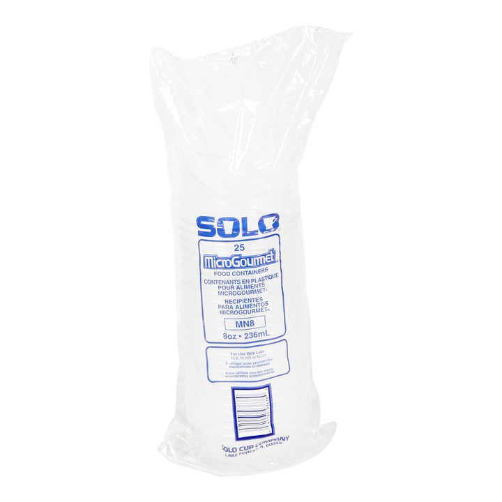 Récipients en plastique transparent pour plats à emporter, 8 oz - 20 x 25 unités - Solo Cup - Emballage et accessoires - Fournitures et équipement pour restaurants - Distribution canadienne