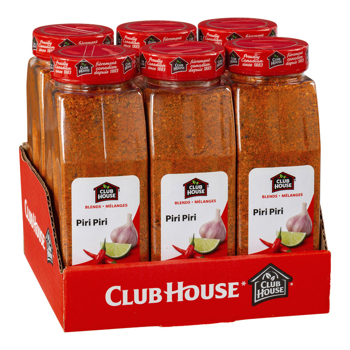 Case of Mix Seasoning Piri Piri - 6 x 700 g (Case = 1 x 700 g) - Clubhouse - Restaurant and Foodservice Ingredients - Canadian Distribution