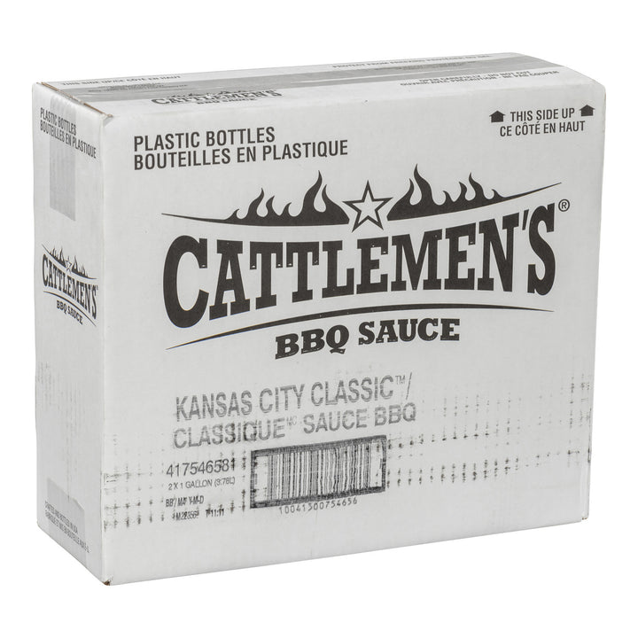 Sauce BBQ Classique Style Kansas City - 2 x 3,78 L - Cattlemen's - Ingrédients pour restaurants et services de restauration - Distribution canadienne