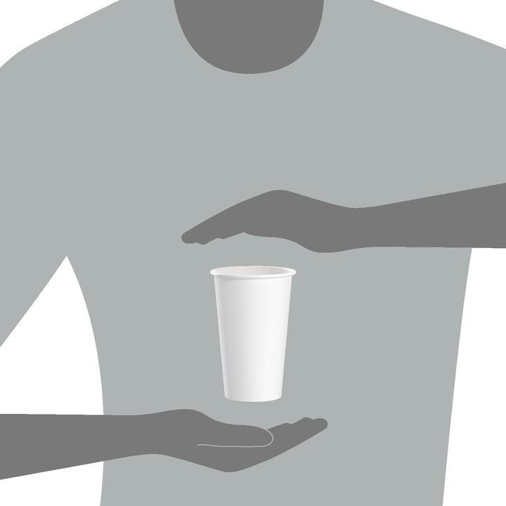 Tasses en papier blanc pour boissons chaudes, 16 oz - 20 x 50 unités - Solo Cup - Emballage et accessoires - Fournitures et équipement pour restaurants - Distribution canadienne