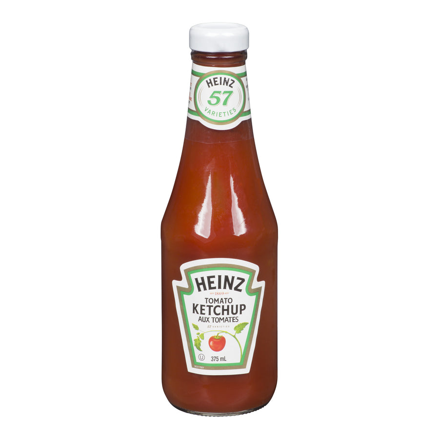 Ketchup Bottled - 24 x 375 mL - Heinz - Restaurant and Foodservice Ingredients - Canadian Distribution