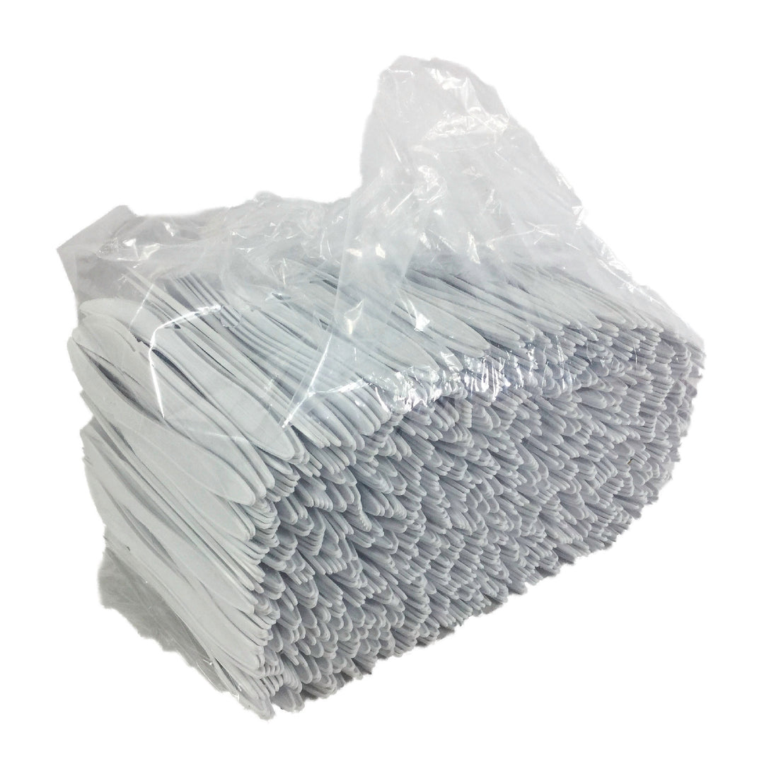 Couteaux en plastique polypropylène blanc, poids moyen - 1000 unités - Prairie Packaging - Emballage et accessoires - Fournitures et équipement pour restaurants - Distribution canadienne