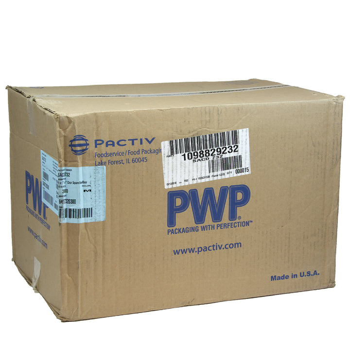 Bâches de plastique transparentes carrées 32 oz. 7 x 7 - 2 x 150 unités - Pactiv Corp - Emballage et accessoires - Fournitures et équipement pour restaurants - Distribution canadienne