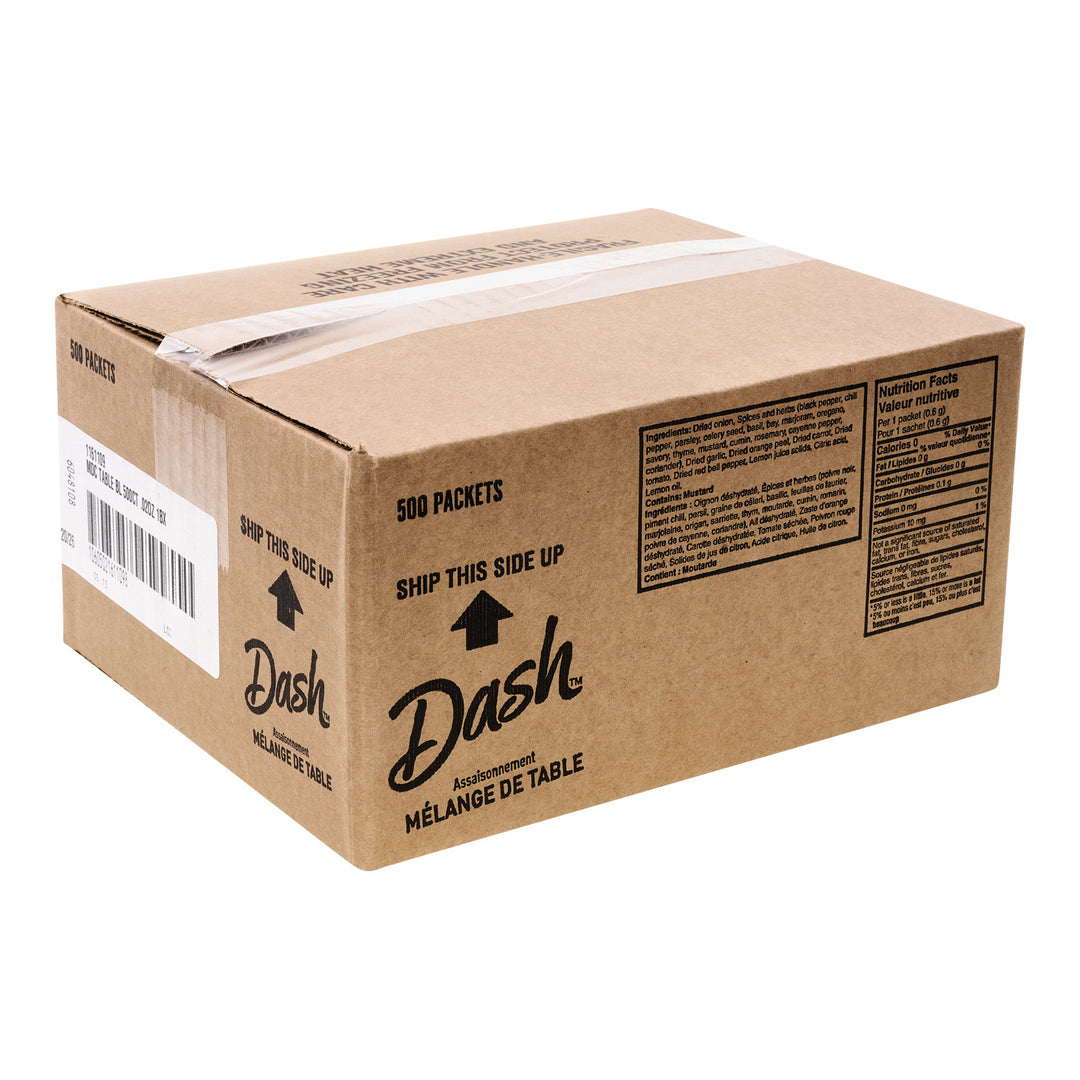 Sachet de mélange d'assaisonnement - 1 x 500 unités - Dash - Ingrédients pour restaurants et services de restauration - Distribution canadienne